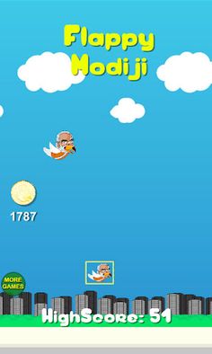 Flappy Modi Ji - Screenshot 1