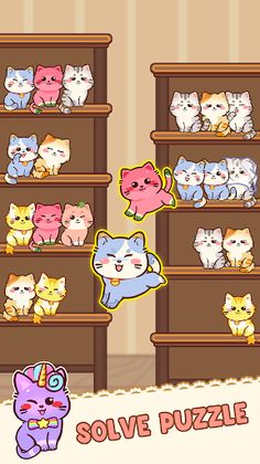 Cat Sort Puzzle Game - Screenshot 2