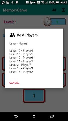 MemoryGame - Screenshot 2