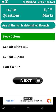 Quiz app - Screenshot 4