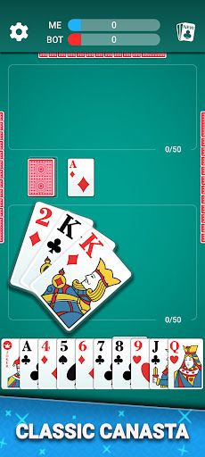 Canasta Card Game - Screenshot 1