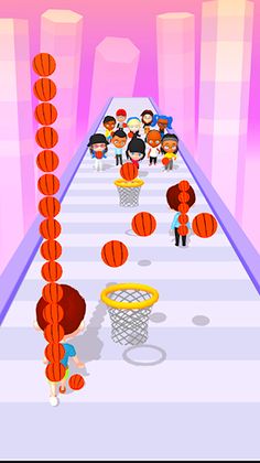 Basketball Stack - Screenshot 1
