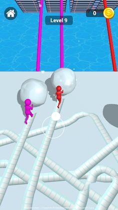 Snow Ball: Ice Race - Screenshot 2