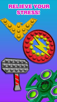 Pop it superhero fighter 3D - Screenshot 1