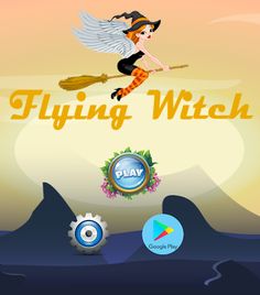 Flying Witch - Witch Jumping - Screenshot 1