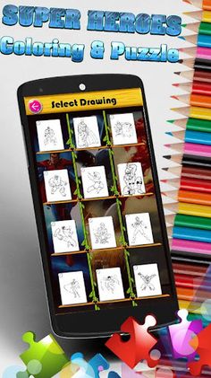 Super Heroes Coloring Book & P - Screenshot 2