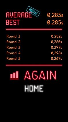 Reaction Test Glow - Screenshot 4