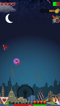 City Under Attack Missile Game - Screenshot 4
