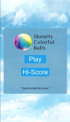 Shoutty Colorful Balls - Screenshot 1