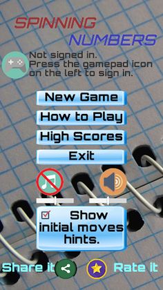 Spinning Numbers - Screenshot 1