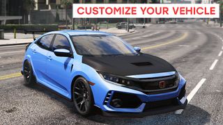 City Car Honda Civic Driving - Screenshot 3