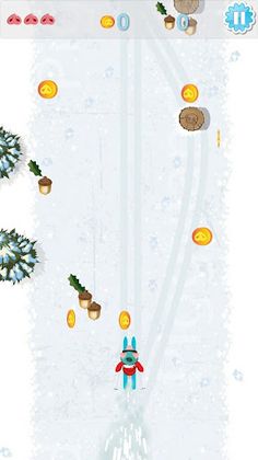 Piggy, Go! Ski race - Screenshot 3