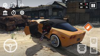 Corvette Chevrolet Driving Car - Screenshot 1