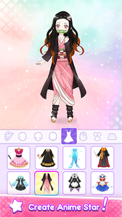 Anime Dress Up & Makeup Doll - Screenshot 2
