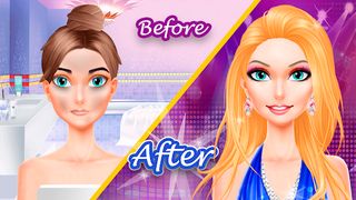 Makeup games makeover dress up - Screenshot 1