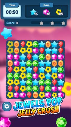 Jewels Pop Jelly Crush Game - Screenshot 4