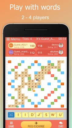 Rackword - Online word game - Screenshot 1