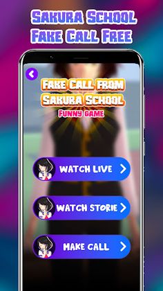 Sakura School Prank Call Magic - Screenshot 3