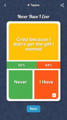 Never Have I Ever - Party Game - Screenshot 3