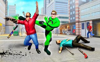 Police Green Sticky Robot Hero - Screenshot 3