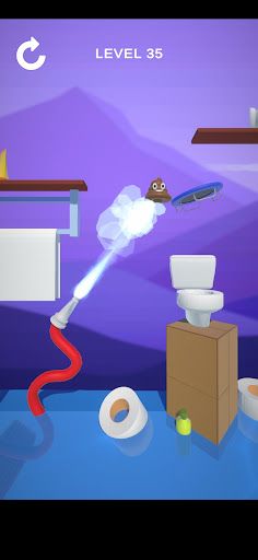 Poo Jump – sling shot jumping - Screenshot 1