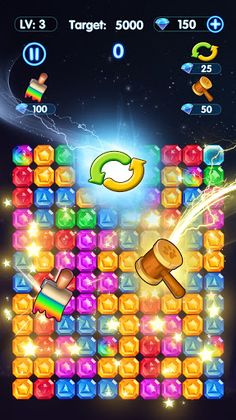 Pop Stone 2 - Match 3 Game - Screenshot 2