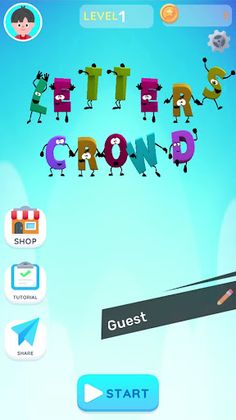 Letters Crowd - Screenshot 2