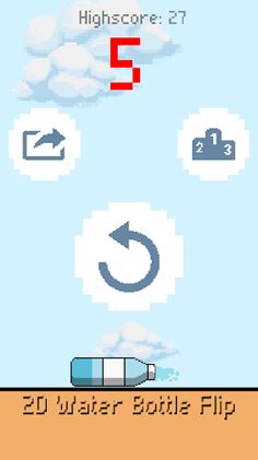 2D Water Bottle Flip 2k18 - Screenshot 4