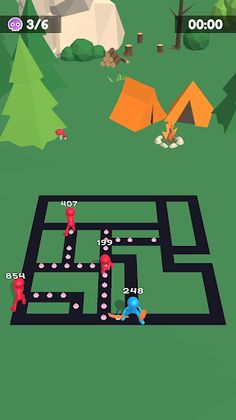 Number Hunter: Stickman Maze - Screenshot 2