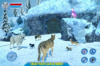 Arctic Wolf Sim 3D - Screenshot 1