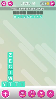 Word Kpop Blocks - Screenshot 2