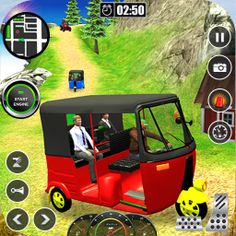 Modern Auto Rickshaw Games 3d - Screenshot 1