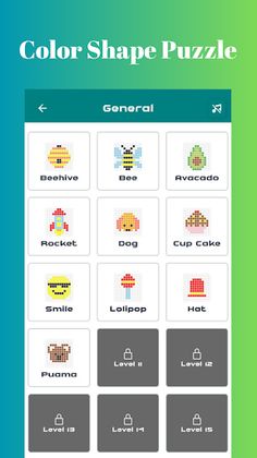 PixelBox Art - Color Shapes - Screenshot 1
