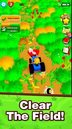 Idle Mow: Grass Cutting Tycoon - Screenshot 3