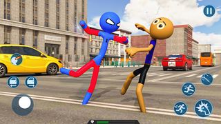 Super Stickman Rope Hero 3D - Screenshot 3