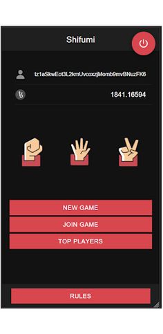 Tezos Shifumi - Screenshot 1