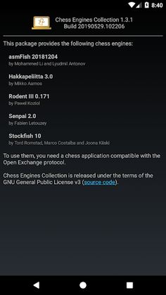 Chess Engines Collection - Screenshot 1