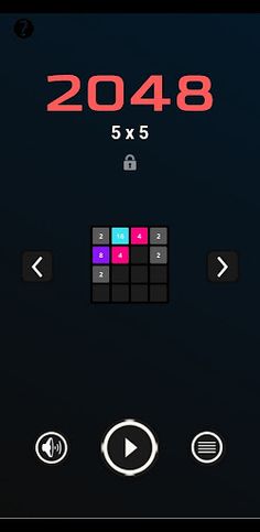 2048 dark - Screenshot 2