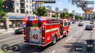 Fire Truck Rescue Firefighter - Screenshot 1