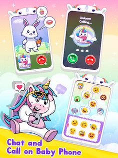 Baby Unicorn Phone For Kids - Screenshot 2