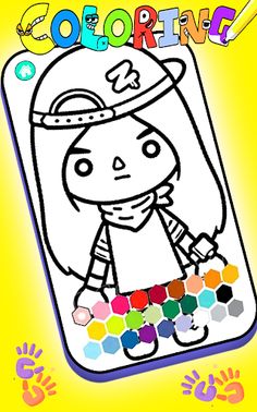 Toca Boca Mod Coloring Book - Screenshot 3