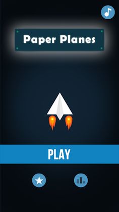 Paper plane Game - Screenshot 1
