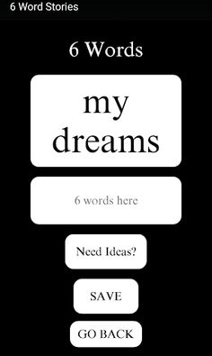 6 Word Stories - Screenshot 4
