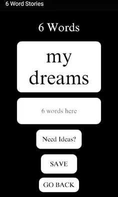 6 Word Stories - Screenshot 4