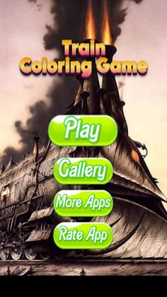 train coloring page game - Screenshot 1