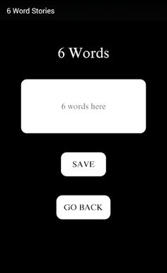 6 Word Stories - Screenshot 4
