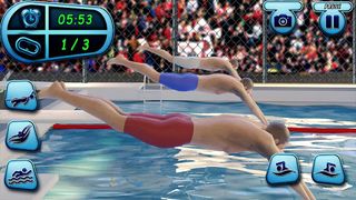 Swimming Pool Water Race Game - Screenshot 1