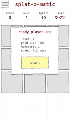 Splat-O-Matic - Screenshot 1