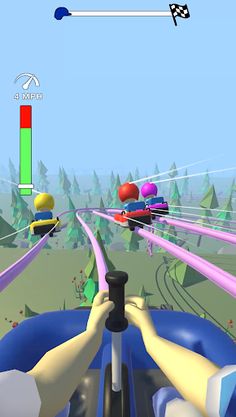 Rodelbahn Race 3D - Screenshot 2