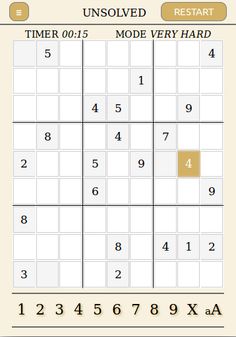SUDOKU X PRO - Screenshot 4